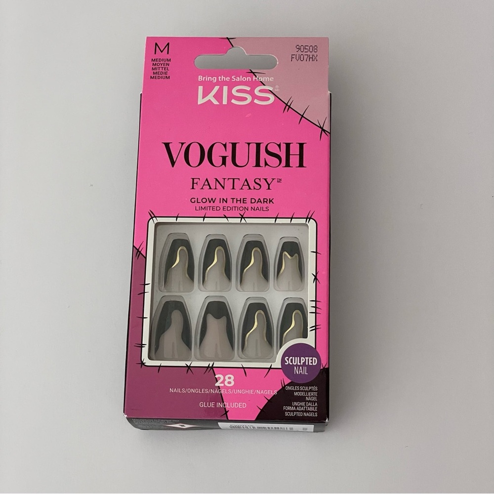 KISS Glow in the Dark Limited Edition Nails - NWT